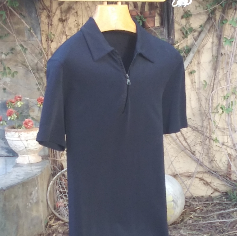 🆕 !!!!!!SOLD!!!!!!! Prada Milano Black Short Sleeve Polo - Picture 3 of 10